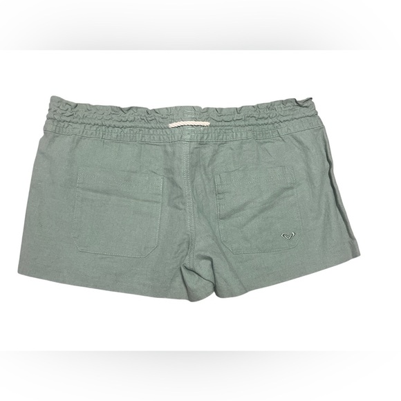 Roxy Oceanside Olive Shorts Size Medium - Picture 4 of 7